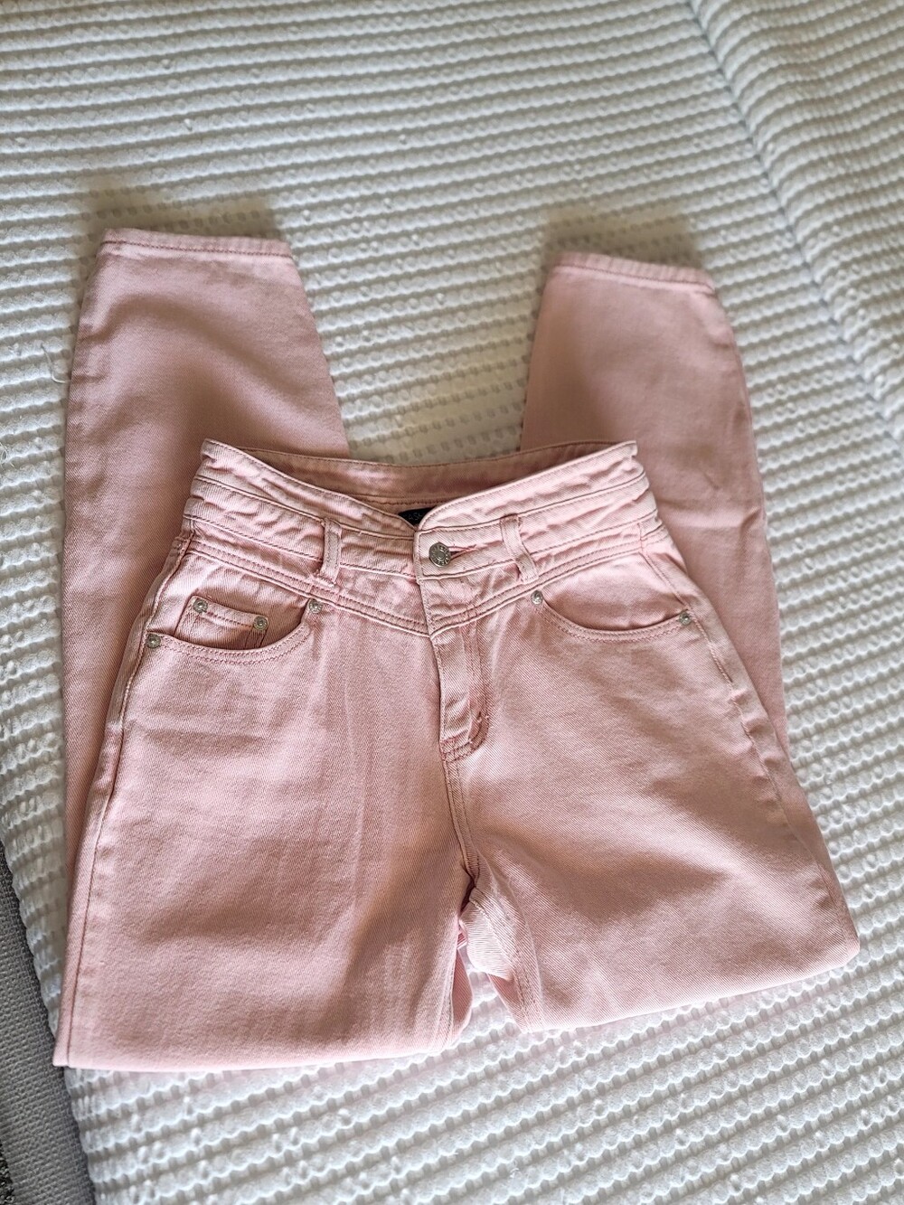 Fashion Nova Pastel Pink Skinny Jeans